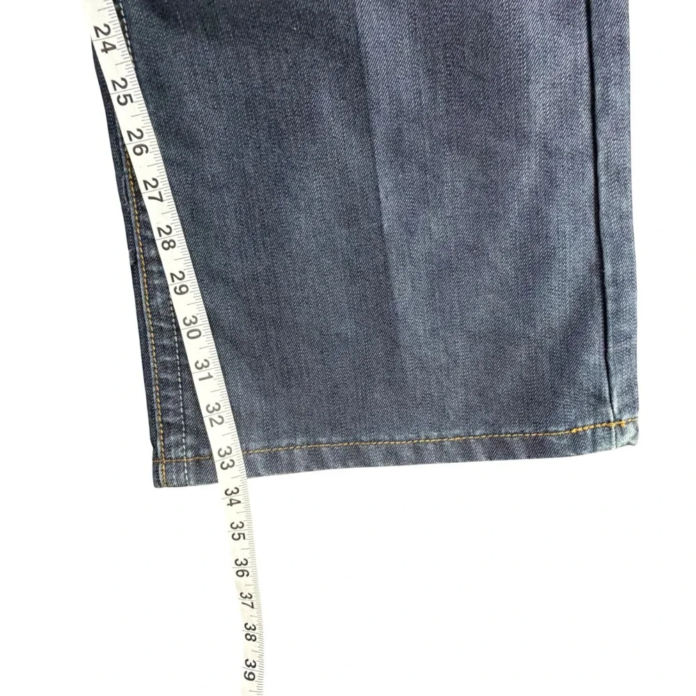 True Religion Zach Straight Leg Jeans Mens 42‎ Blue Y2K Streetwear Grunge Baggy